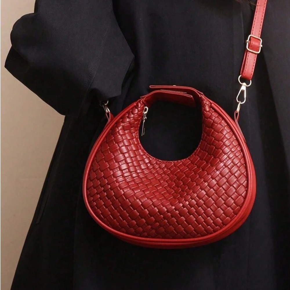 NEW RED HOBO BAG CROSSBODY OR HOLD